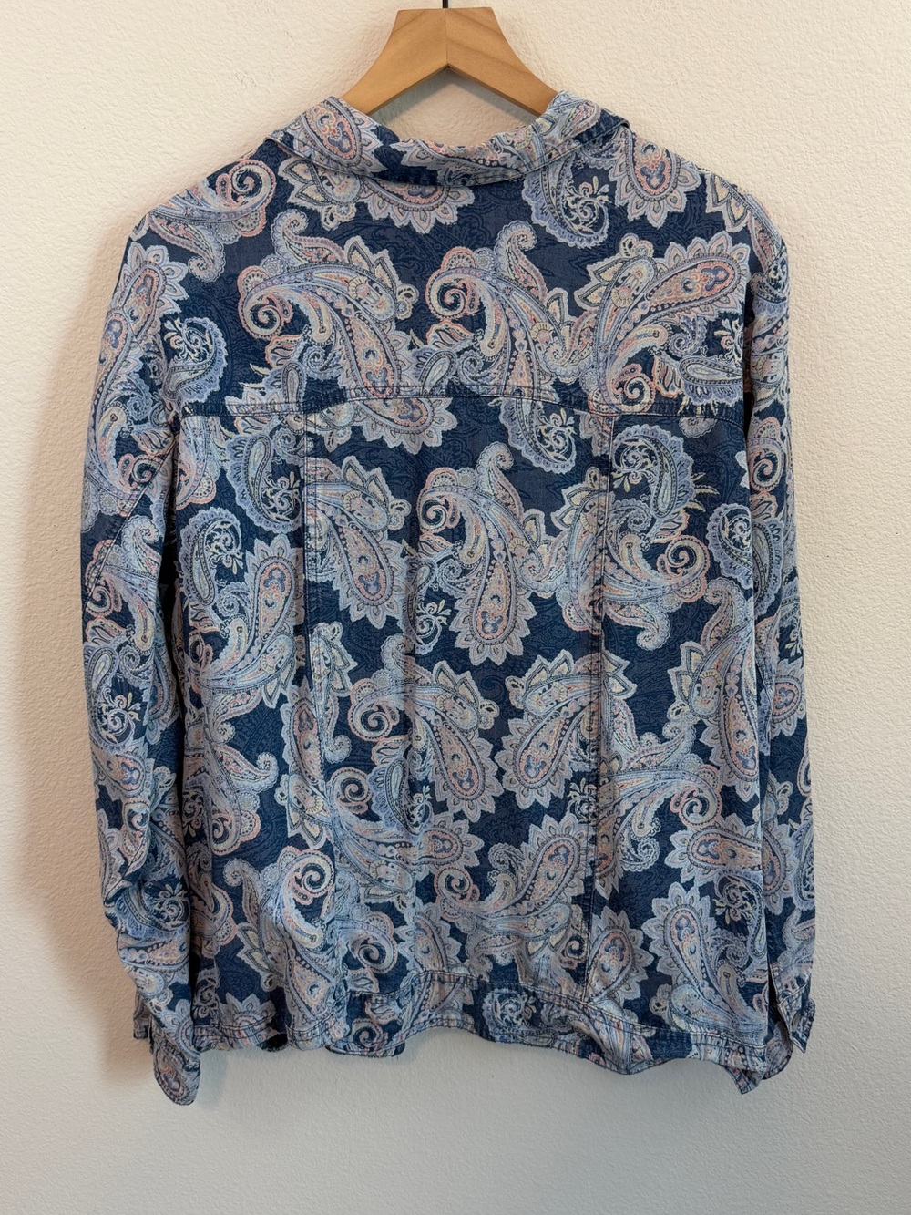 Ruby Rd. Paisley Button-Front Shirt Jacket - Picture 7 of 8